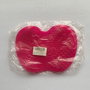 Makeup cleaning pad large pink textured suction cups cute Christmas stocking